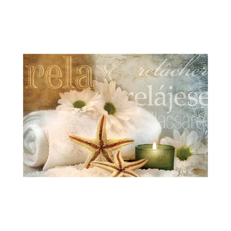 « Relaxation II » par Patricia Pinto, impression d’art graphique, Pas de tapis, Toile tendue, H 8 po x l 12 po x P 0,75 po