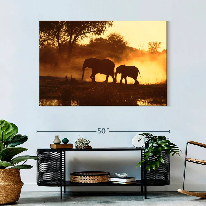 Brampt Elephant Buddies, 32'' H x 48'' W