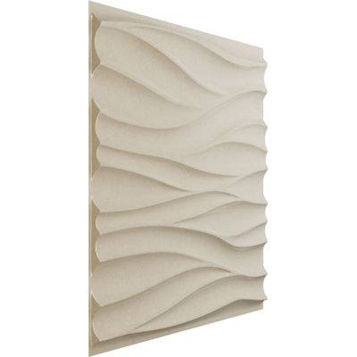 Panneau mural décoratif 3D EnduraWall l 19 5/8 po x H 19 5/8 po, brume de perle métallique universelle (couvre 2,67 pieds carrés)