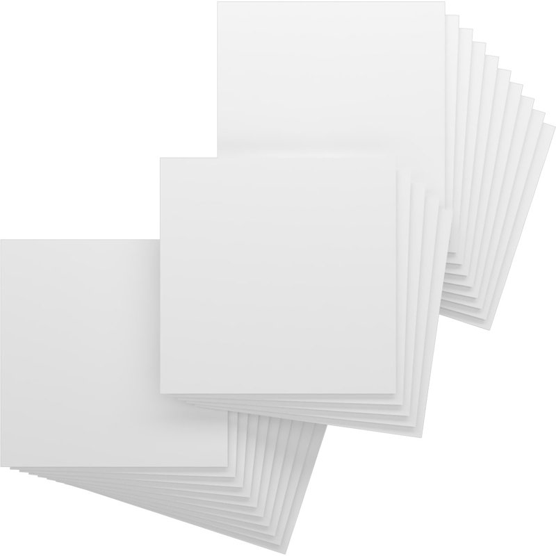 PVC Hobby Boards, 23.75" H  x 23.75" W  x 0.38" D