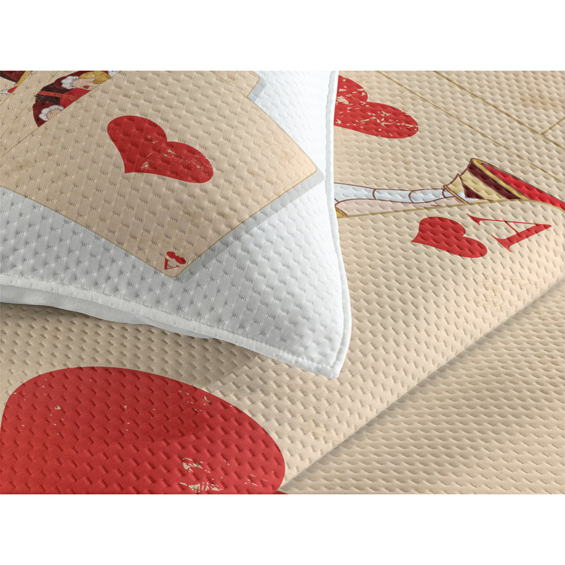 Coverlet, Twin Bedspread + 1 Sham