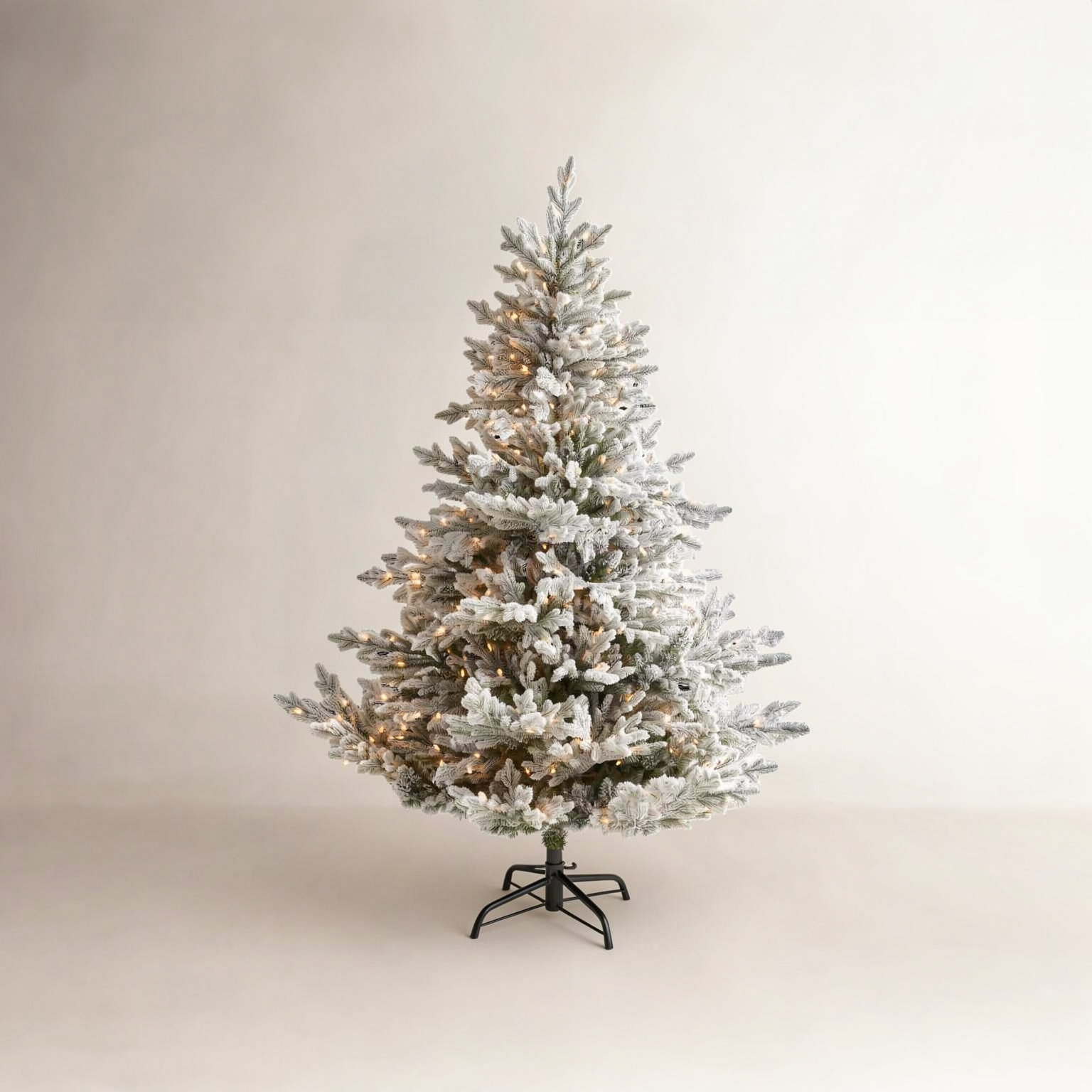 Lighted Artificial Christmas Tree, 6' H