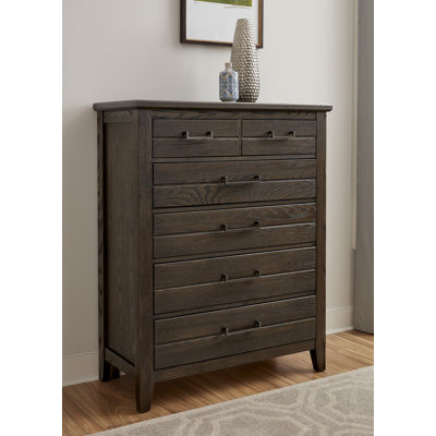 Yomar 5 - Drawer Solid Wood Dresser