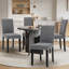 Chaise parsons Almut en gris