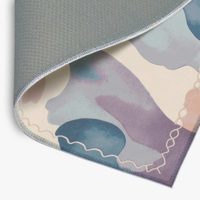 Tapis intérieur et extérieur Oceanic Whirl, Rectangle 4pi x 6 pi