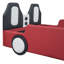 Lit plateforme simple avec roulettes-1124825709