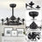 Hodaya 27" W Remote Control Ceiling Fan-1641328597-1619641380