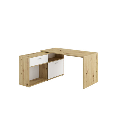 Diego 138Cm W L-Shaped Executive Desk