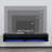 Floating TV Stand with Storage and Lights for TVs up to 75" Black
