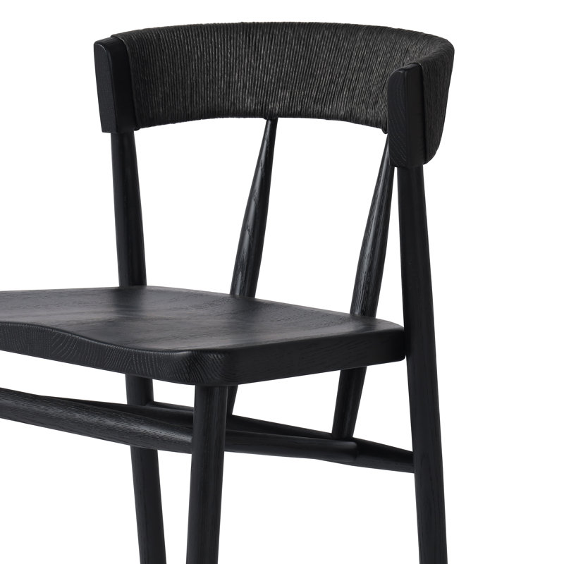 Buxton Stool, Bar Stool (30" Seat Height), Black
