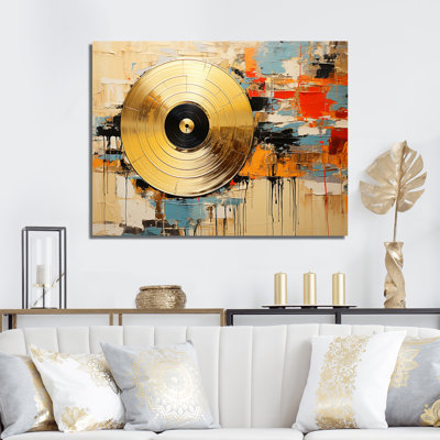 Minimalisme, disques vinyle - art mural vinyle pour salon