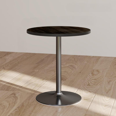 Table de salle à manger ronde de style moderne, parfaite pour les petits espaces et les cuisines compactes, rehaussant l'esthétique et la fonctionnalité.