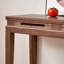Console moderne simple rectangulaire brune-118005062