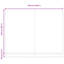 Tissu de remplacement pour auvent beige vidaXL 129,92 x 96,46 po en polyester-114017546-114017550