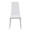 Ensemble de chaises de salle à manger pour 4 en cuir synthétique confortable