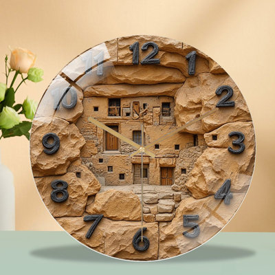 Horloge murale en pierre 12 po