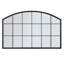Window Pane Arched Wall Mirror for Decor Modern Black Framed Wall Mirror-1513342160