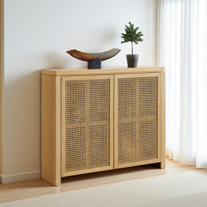 Buffet 39,4 po Mid-Century Modern, Naturel