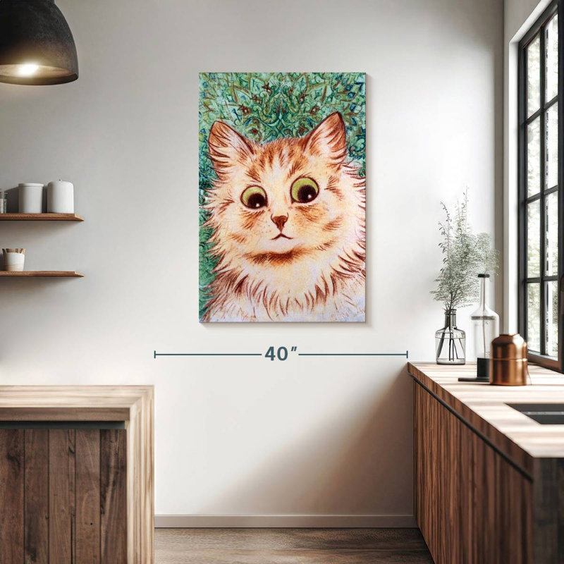 Brampt Kaleidoscope Cats II, 39" H x 26" W