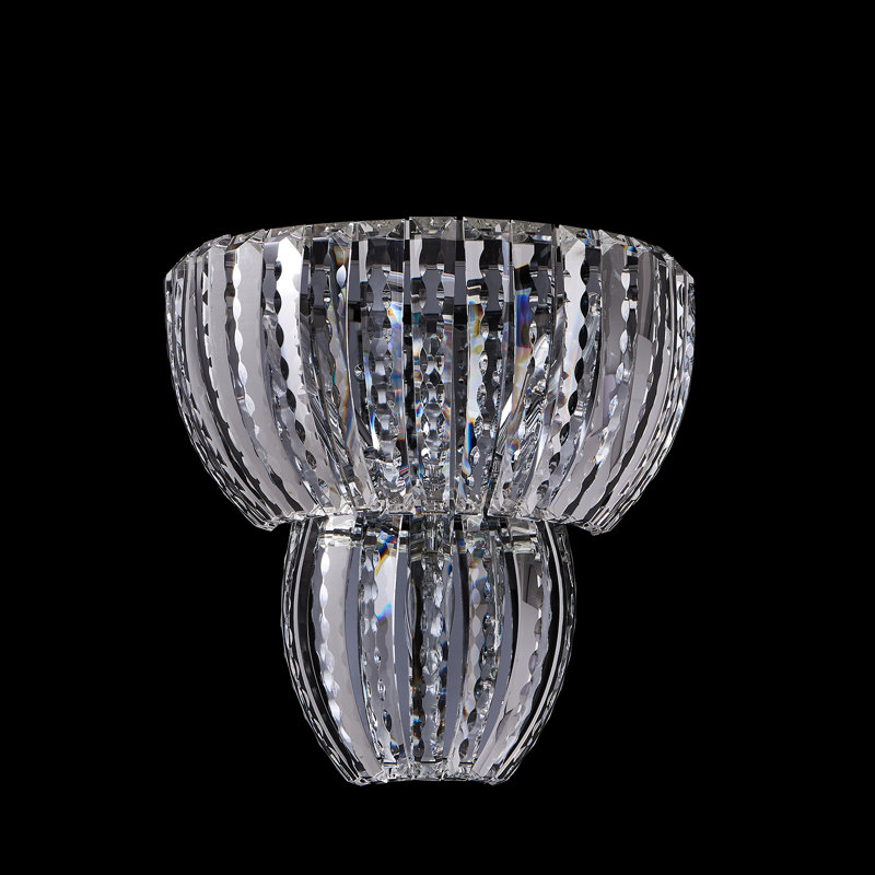 Fontana 3 LT Chrome/Clear Wall Sconce Allegri