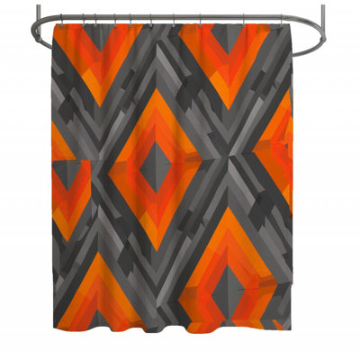 Geometric Shower Curtain