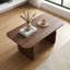 Table basse moderne, plateau et base sculpturale (39,4'' L x 23,6'' P x 16,5'' H)-1432963495