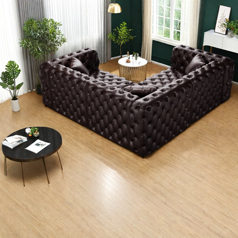 Canapé modulaire à compression de 75,1 pouces