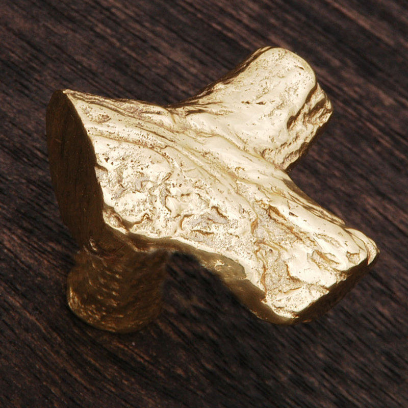 CK Series Knob, Polished Brass