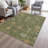 Machine Washable Indoor/Outdoor Xhevrie Fern Rug-1935781470