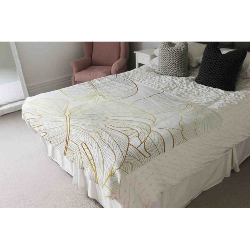 Muratbek Plain Weave / Muslin Throw Blanket