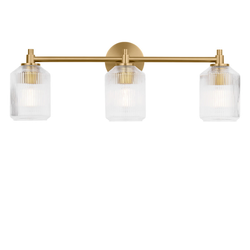 Barstow Bath, 9" H x 25.5" W x 6.125" D, Burnished Brass