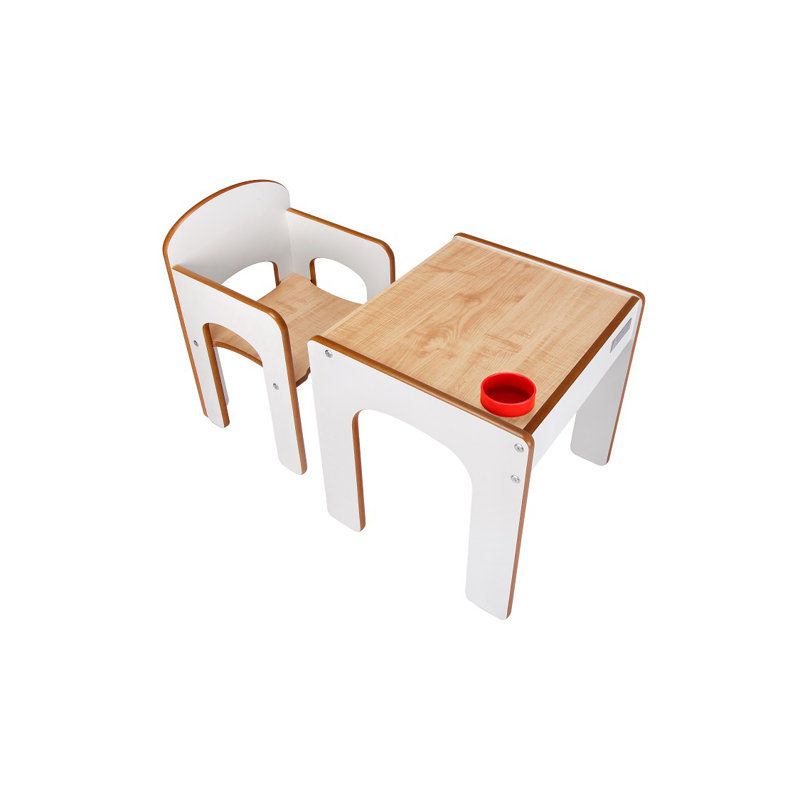 Maud 43cm Art Desk Chair Set, White