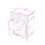 24-Inch Bathroom Vanity with Ceramic Basin, Soft-Close Double Doors and Adjustable Interior Shelf-1134203370
