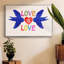 «Love Loudly Collection A», reproduction d'art sur toile-94359306-94359305