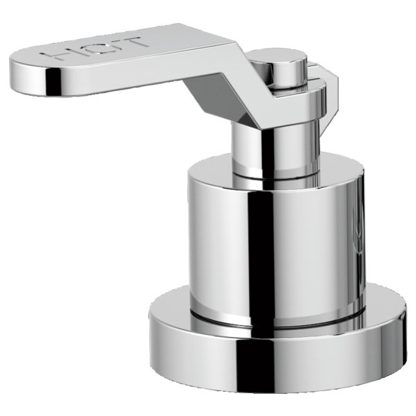 Litze® Roman Tub Faucet, Chrome, Industrial Lever