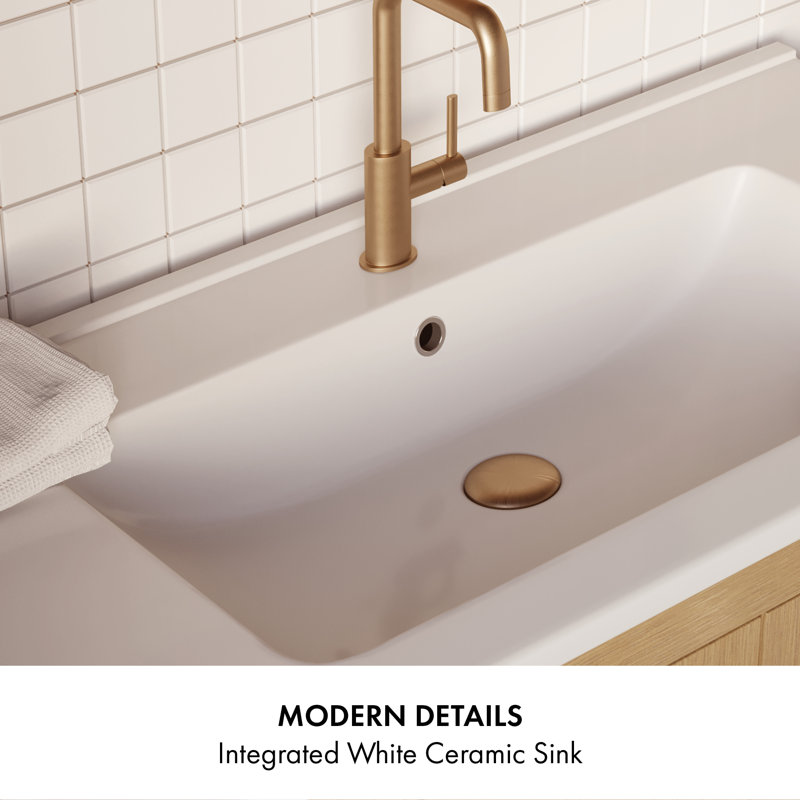Alsup Slim 24"W  x 14"D Single Sink