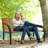 Ashay Iron Outdoor Bench