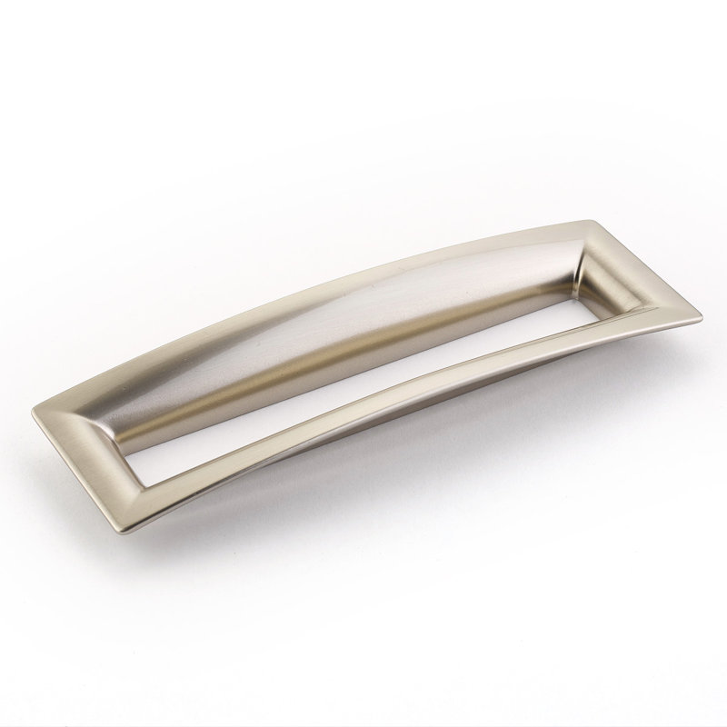 Finestrino Recessed Pull, Satin Nickel