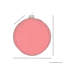 5" Glass Clear Stripe Ball Ornament-1061551486
