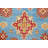 One-of-a-Kind 2'7" X 4'2" New Age Wool Area Rug in