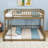 Wood Bunk Bed With Ladder And Slats-114271813-114271814