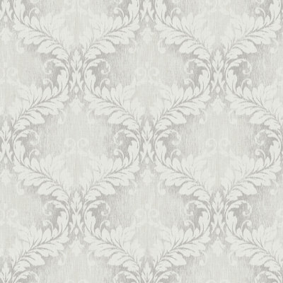 Nordic Elements Embossed Damask 32.81' L x 20.87" W Wallpaper Roll