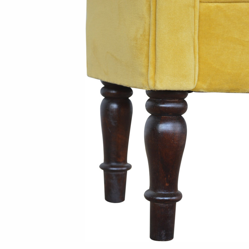 Erie Velvet Upholstered Bench