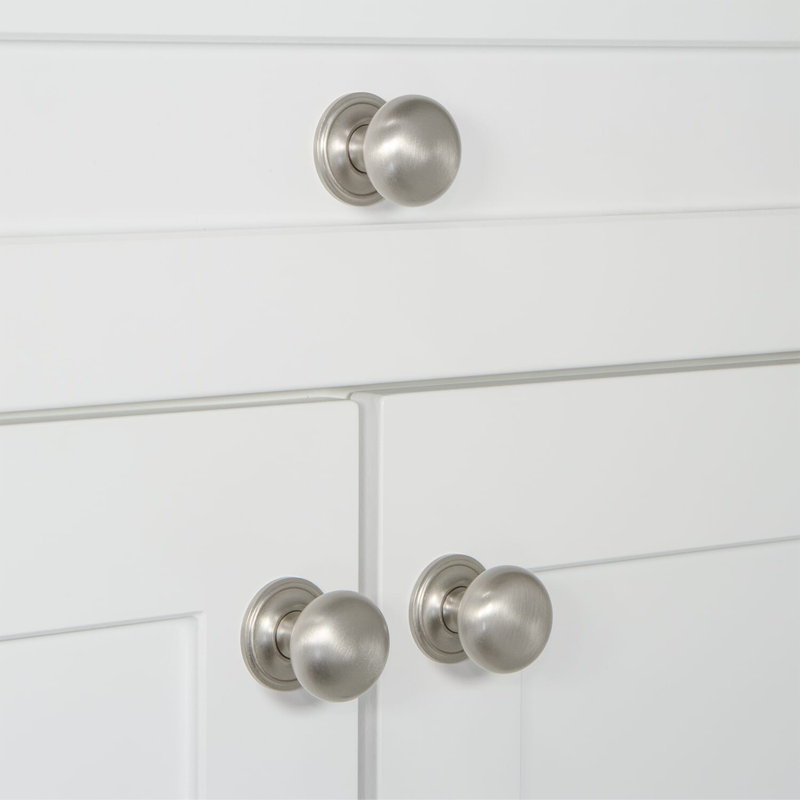 Fifth Avenue Round Knob, Satin Nickel