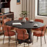 Extendable Dining Table & Chairs Set, Modern Kitchen Table With Seating