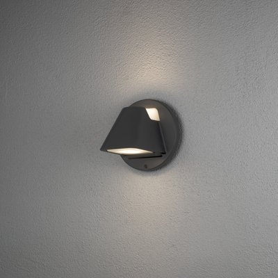 Hild Matte Black 2 - Bulb 20cm H Outdoor Wall Lantern