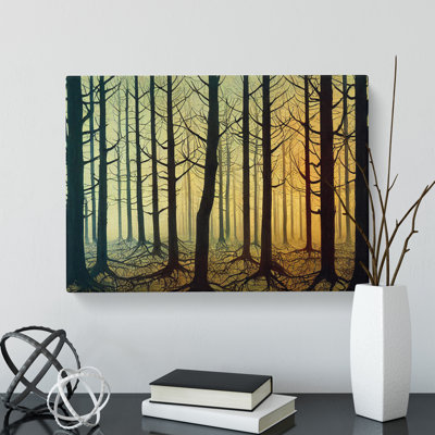 An Enthralling Forest - Wrapped Canvas Print