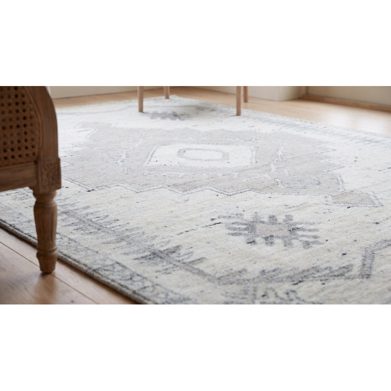 Tapis oriental en laine noué à la main Amara Oushak