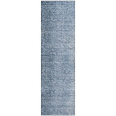 Premium Machine Washable Prisco Blue Rug