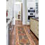 Tapis bleu marine en laine noué à la main Serapi Heritage 2 pi 5 po x 9 pi 9 po